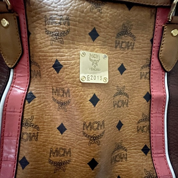 MCM Authentic Pre Loved 2 way Tote Bag - Picture 5 of 11